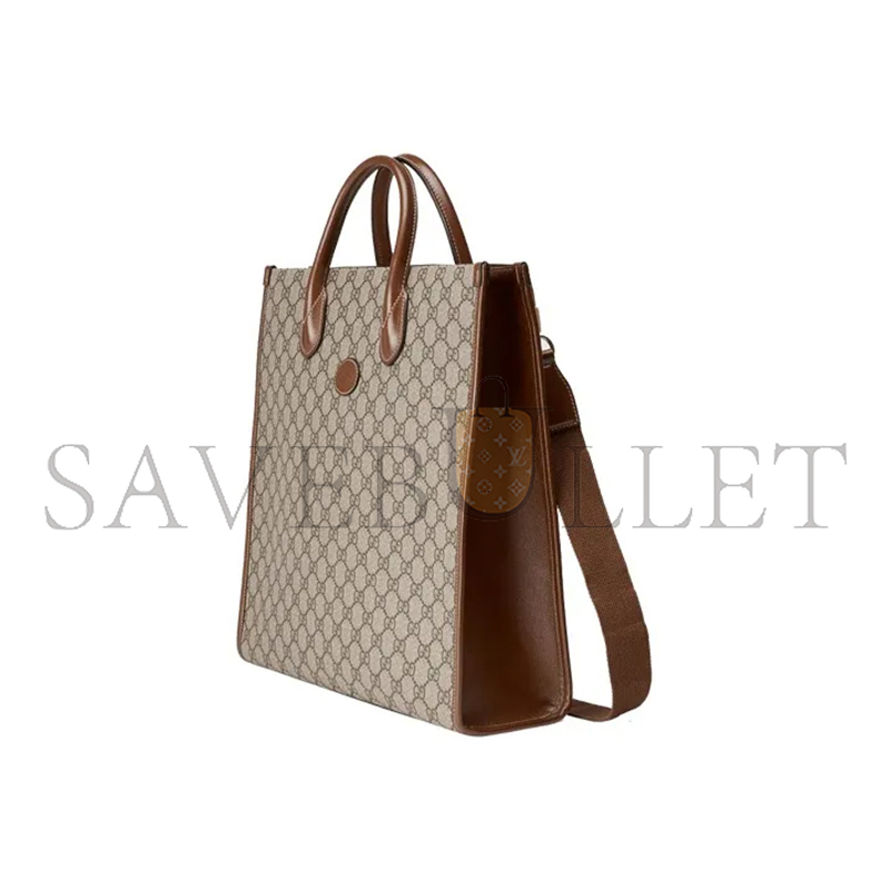 GUCCI MEDIUM TOTE WITH INTERLOCKING&G 674155 (38.5*36*12cm）